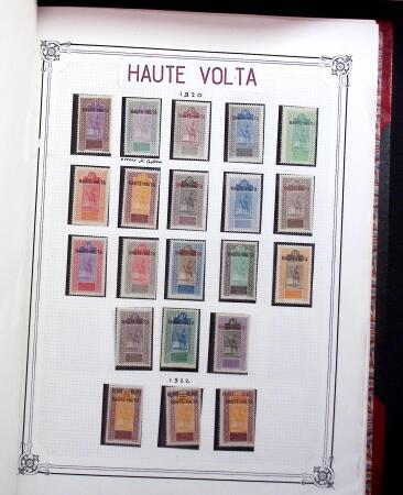 1859-1999, Importante collection des colonies monté