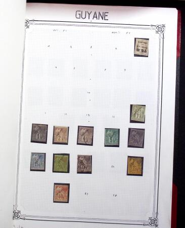1859-1999, Importante collection des colonies monté