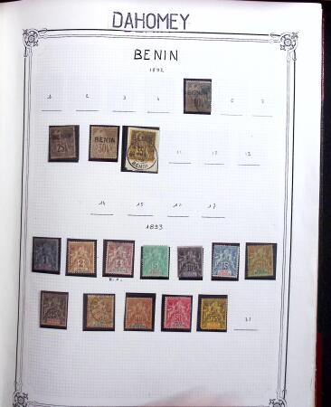 1859-1999, Importante collection des colonies monté