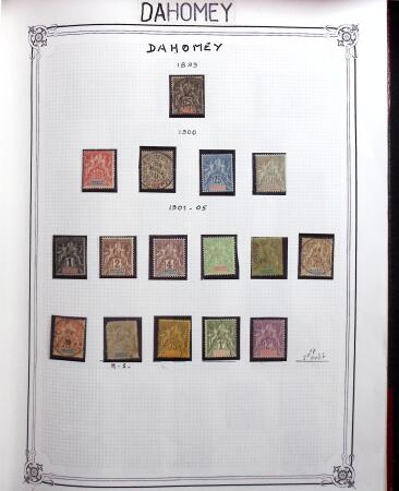 1859-1999, Importante collection des colonies monté