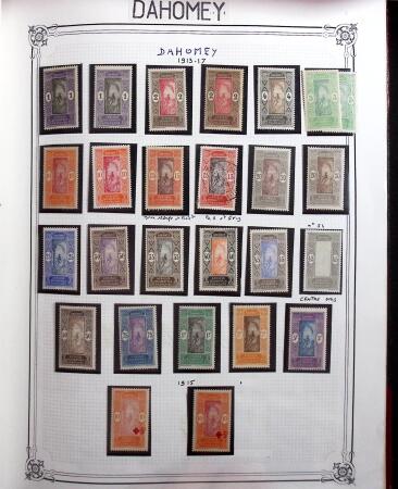 1859-1999, Importante collection des colonies monté
