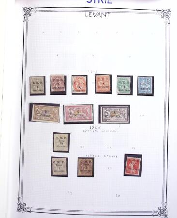 1859-1999, Importante collection des colonies monté