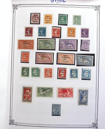 1859-1999, Importante collection des colonies monté