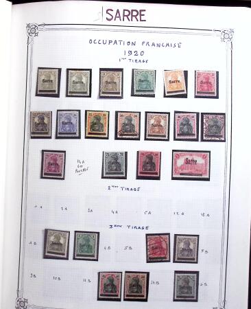 1859-1999, Importante collection des colonies monté