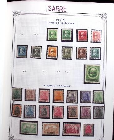 1859-1999, Importante collection des colonies monté