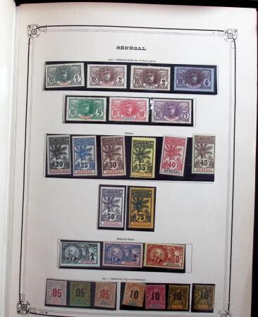 1859-1999, Importante collection des colonies monté