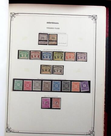 1859-1999, Importante collection des colonies monté