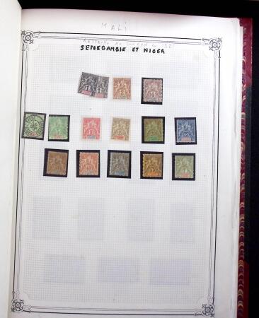 1859-1999, Importante collection des colonies monté