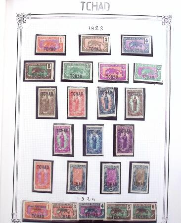 1859-1999, Importante collection des colonies monté