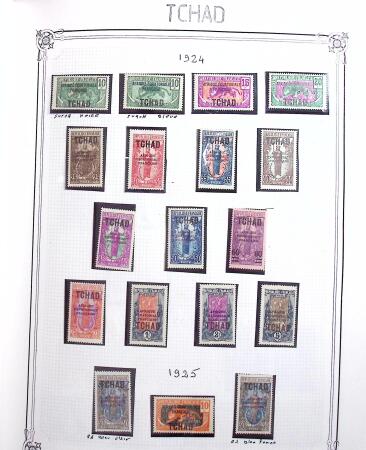 1859-1999, Importante collection des colonies monté