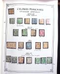 1859-1999, Importante collection des colonies monté