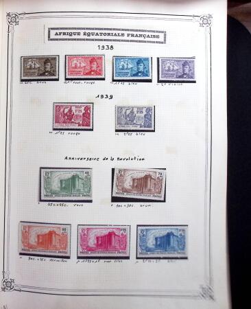 1859-1999, Importante collection des colonies monté