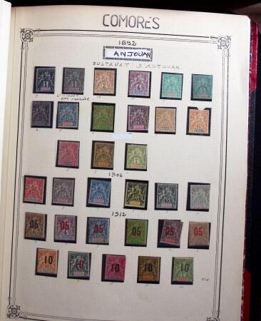 1859-1999, Importante collection des colonies monté