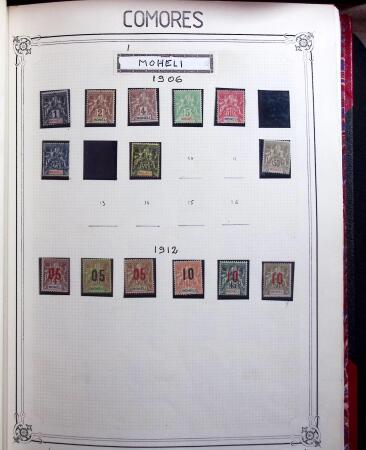 1859-1999, Importante collection des colonies monté