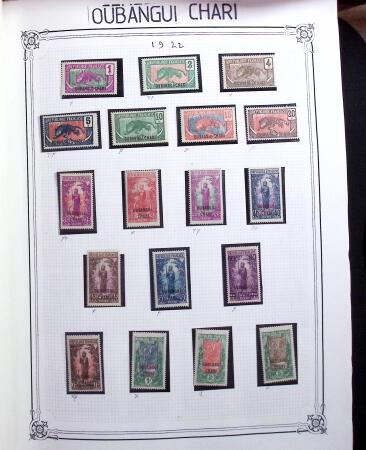 1859-1999, Importante collection des colonies monté