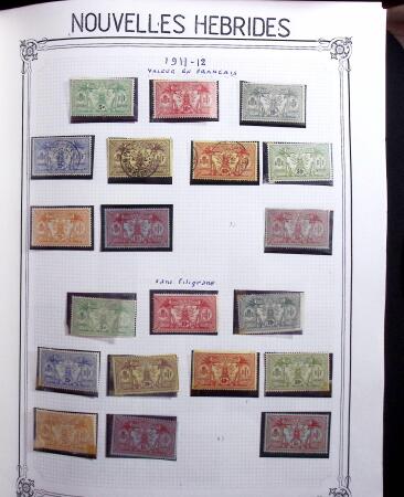 1859-1999, Importante collection des colonies monté