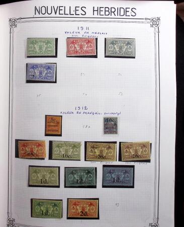1859-1999, Importante collection des colonies monté
