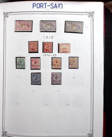 1859-1999, Importante collection des colonies monté