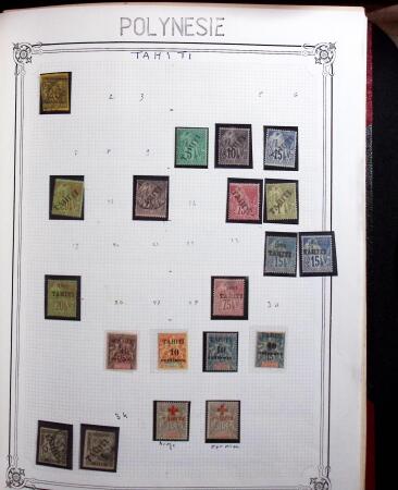 1859-1999, Importante collection des colonies monté