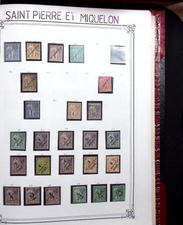 1859-1999, Importante collection des colonies monté