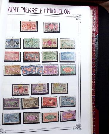1859-1999, Importante collection des colonies monté