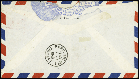 N°3 20m sur 6f rose carminé obl. 03.07.1948 sur lettre