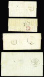 63 HAUTES PYRENEES 11 lettres avec cursives dont associations