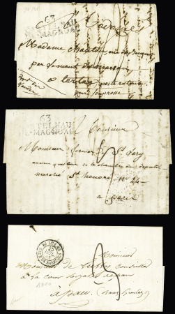 63 HAUTES PYRENEES 1800-1869 Lot de 36 lettres sans