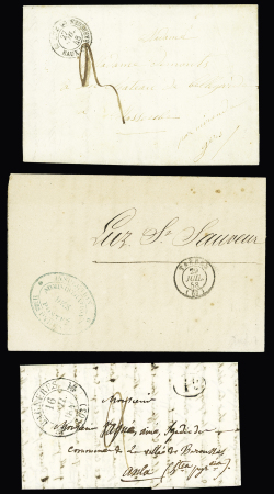 63 HAUTES PYRENEES 1800-1869 Lot de 36 lettres sans