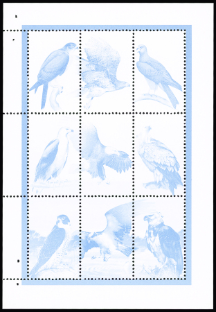 1998 Oiseaux, les deux valeurs à 175f et 200f en feuillets
