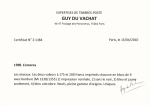 1998 Oiseaux, les deux valeurs à 175f et 200f en feuillets
