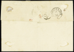 TUNIS N°31 40c orange obl. GC 5107 sur lettre de Tunis