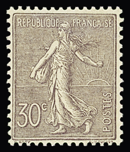 N°133 30c lilas, bon centrage, neuf **, TB