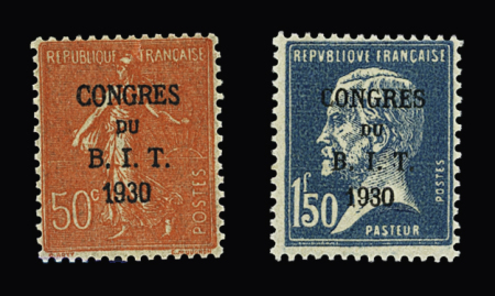 N°264a et 265a BIT, les deux valeurs sans accent sur