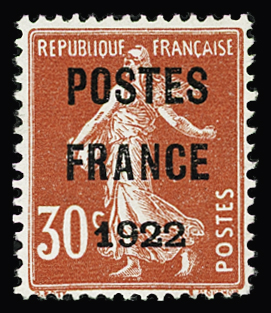 N°38 30c rouge, TB. Signé Scheller