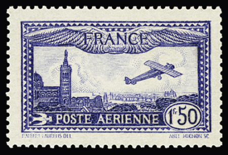 N°6b 1f50 outremer vif, bien centré, neuf **, très