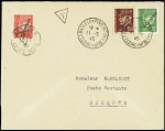 Poche de St Nazaire Lot de 3 lettres dont N°513 + 515
