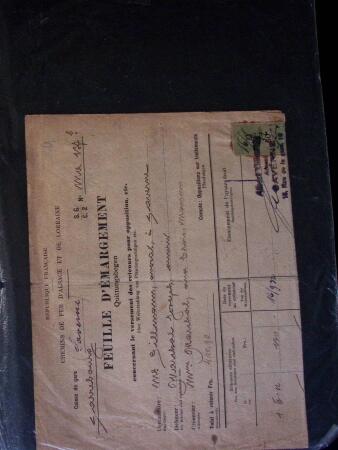 1859-1944 Album gris, poste ferroviaire de Sarrebourg,