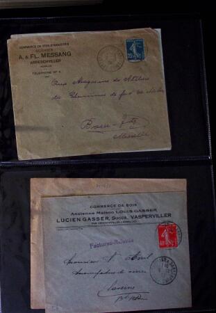 1859-1944 Album gris, poste ferroviaire de Sarrebourg,
