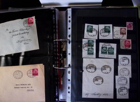 1859-1944 Album gris, poste ferroviaire de Sarrebourg,