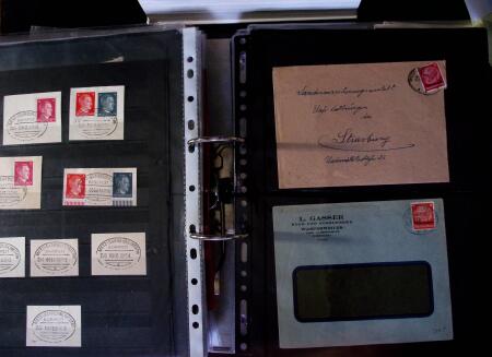 1859-1944 Album gris, poste ferroviaire de Sarrebourg,