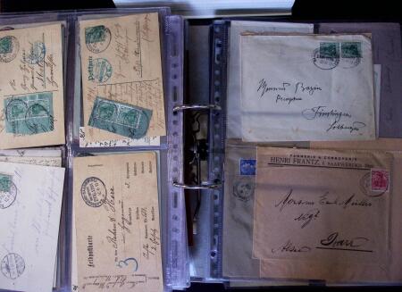 1859-1944 Album gris, poste ferroviaire de Sarrebourg,