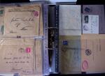 1859-1944 Album gris, poste ferroviaire de Sarrebourg,