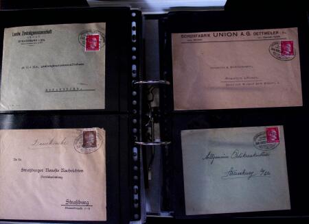 1859-1944 Album gris, poste ferroviaire de Sarrebourg,