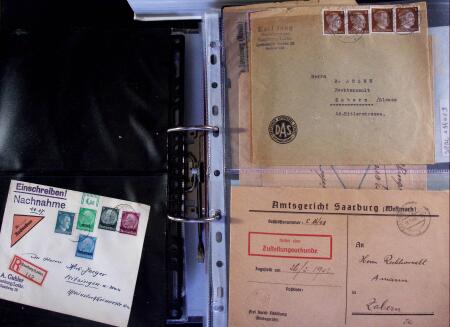 1940-1945 250 plis, la plupart originaires de Sarrebourg