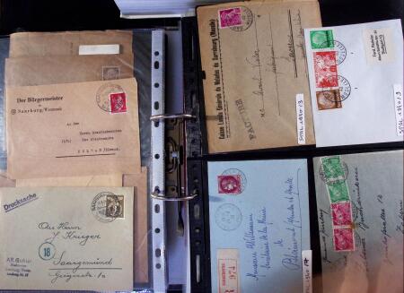 1940-1945 250 plis, la plupart originaires de Sarrebourg
