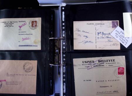 1940-1945 250 plis, la plupart originaires de Sarrebourg