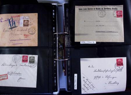 1940-1945 250 plis, la plupart originaires de Sarrebourg