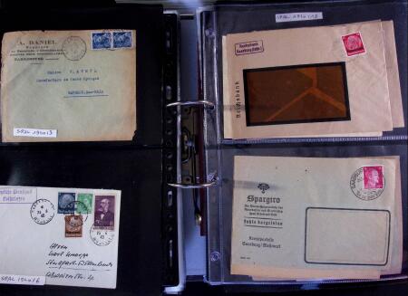 1940-1945 250 plis, la plupart originaires de Sarrebourg
