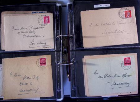 1940-1945 250 plis, la plupart originaires de Sarrebourg